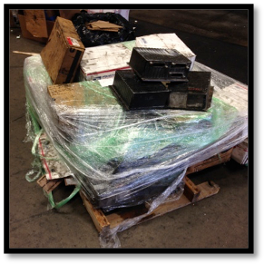 Improper crates, pallets & LTL shipment to DieselCore