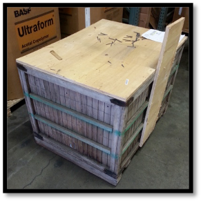 Proper crates, pallets & LTL shipment to DieselCore