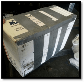 Proper small box parcel shipment to DieselCore